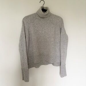 J. Crew Light Gray Turtleneck Sweater